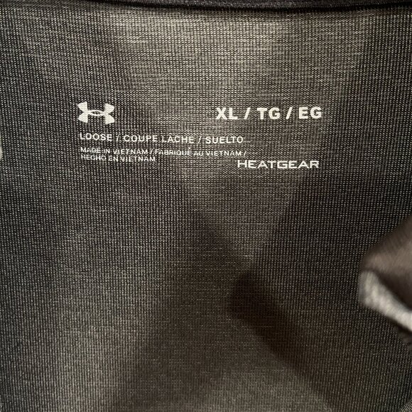 UA Golf Heat Gear 1/4 zip pullover gray XL - Picture 3 of 3